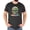 Dark Gray Heather Shirt, variant on Colorful Neon Melting Skull Shirt for Men Vibrant Dripping Skeleton Adult Graphic Tee Dark Gray Heather Shirt Adult Medium