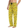 thumbnail image 5 of Top-kevin Christmas Snowflakes Pajama Pants White Black Texture Lounge Sleepwear PJs Men's Pajama Bottoms Lightweight Sleep Pants S, 5 of 11