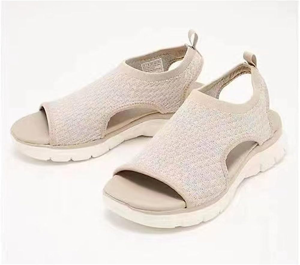 Summer Washable Slingback Orthopedic Slide Sport Sandals, Comfy 並行輸入品 Washable Platform Slingback Sandals: Summer Sport Orthopedic