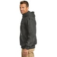 thumbnail image 3 of Carhartt Men's Rain Defender Paxton Heavyweight Hooded Zip Mock Sweatshirt, 3 of 6