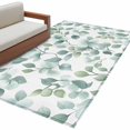 thumbnail image 2 of Rectangle Area Rug 4x6ft,Summer Green Gradient Eucalyptus Leaves Washable Carpet Non-Slip Runner Accent Rugs Indoor Floor Mat for Bedroom Living Room Decor,Country Floral Seamless, 2 of 9
