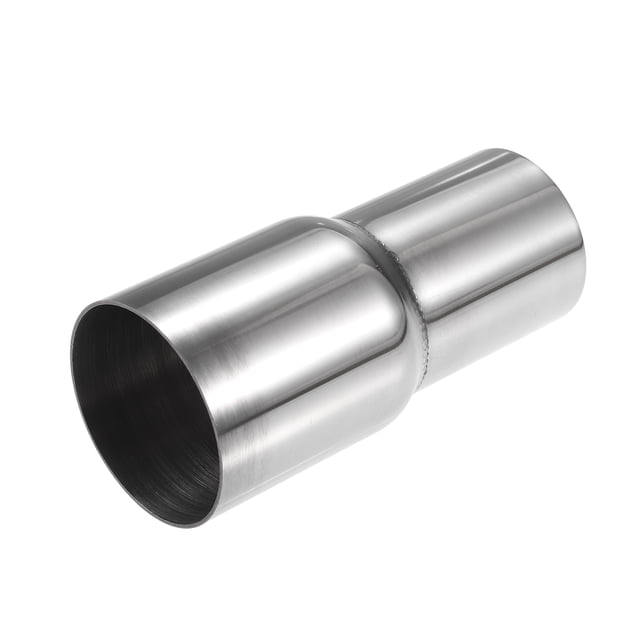 Adaptador de Escape Universal Unique Bargains 2.25 ID - 2 OD Acero Inoxidable Tono Plateado