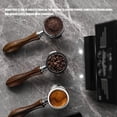 thumbnail image 3 of 58mm Coffee Dosing Cup, Handle Dosing Cup Mug Coffee Powder Feeder Part for Milk Tea Shops Homes Coffee Shops Coffee Machine Making Supplies Tools (58mm/2.3in), 3 of 8