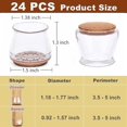 thumbnail image 2 of Protecteurs de Pieds de Chaise Protecteurs de Pieds de Chaise 24 Pcs silicone, 2 of 5