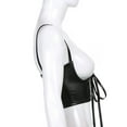 thumbnail image 4 of Cinturones de corsé negro para mujer, cinturón atado elástico ancho para vestidos, disfraz, dama, mujer, Hugo cinturón de corsé, 4 of 9