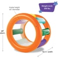 Hearthsong Roll With It 2.0 Giant Inflatable Ball Ride Toy for Kids ...