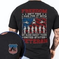thumbnail image 2 of FLAGWIX Veteran Freedom Isn't Free My Blood Sweat Tears United States Veteran T-Shirt MLN4302TS - Father's Day, Christmas Gifts For Men, Husband Gifts, 2 of 6