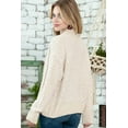 thumbnail image 3 of SOMER Womens Cardigan Casual Open Front Long Sleeve Chunky Knit Soft Fuzzy Plus Size Cream Neutral for Fall Layering Sweaters Outerwear Coats 2025, 3 of 6