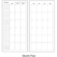 thumbnail image 4 of xianyou-Undated Pocket Weekly Planner Schedule Organizer Agenda Year Month Week Plan A6 Notebook (A6 undated Planner Gray),Small, 4 of 4