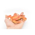thumbnail image 3 of Orange Crab With Maroon Stripes Hollow Soft Plastic 5 12Inches Wide Across Legs F3481 B125, 3 of 7