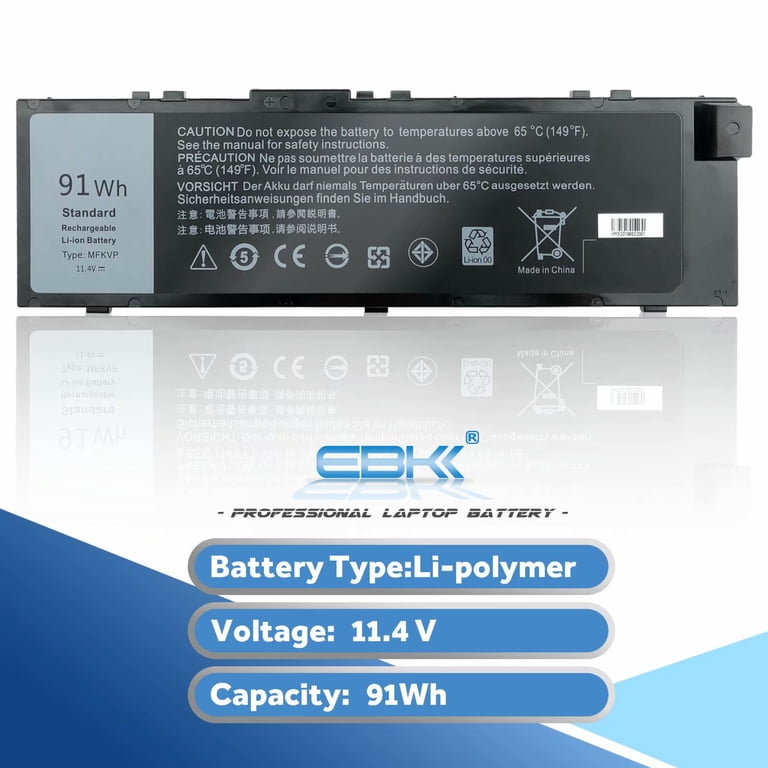 De 91Wh MFKVP Laptop Battery For Dell Precision 15 7510 7520 7710 7720 0fny7 0rdyct 0twcpg Gr5d3 Rd I.1266785910 De 91Wh MFKVP Laptop Battery For Dell Precision 15 7510 7520 7710 7720 0fny7 0rdyct 0twcpg Gr5d3 Rd I.1266785910