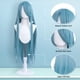 thumbnail image 2 of Peluca UTIEHD para cosplay de anime, 100 cm de largo, color verde azulado, 2 of 6