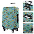 thumbnail image 5 of Cartoon Traffic Vehicles Boats Light Blue Pattern Luggage Cover Fashion Suitcase Cover Baggage Covers Fit 25-28 Inch Luggage (Go Travel), 5 of 5