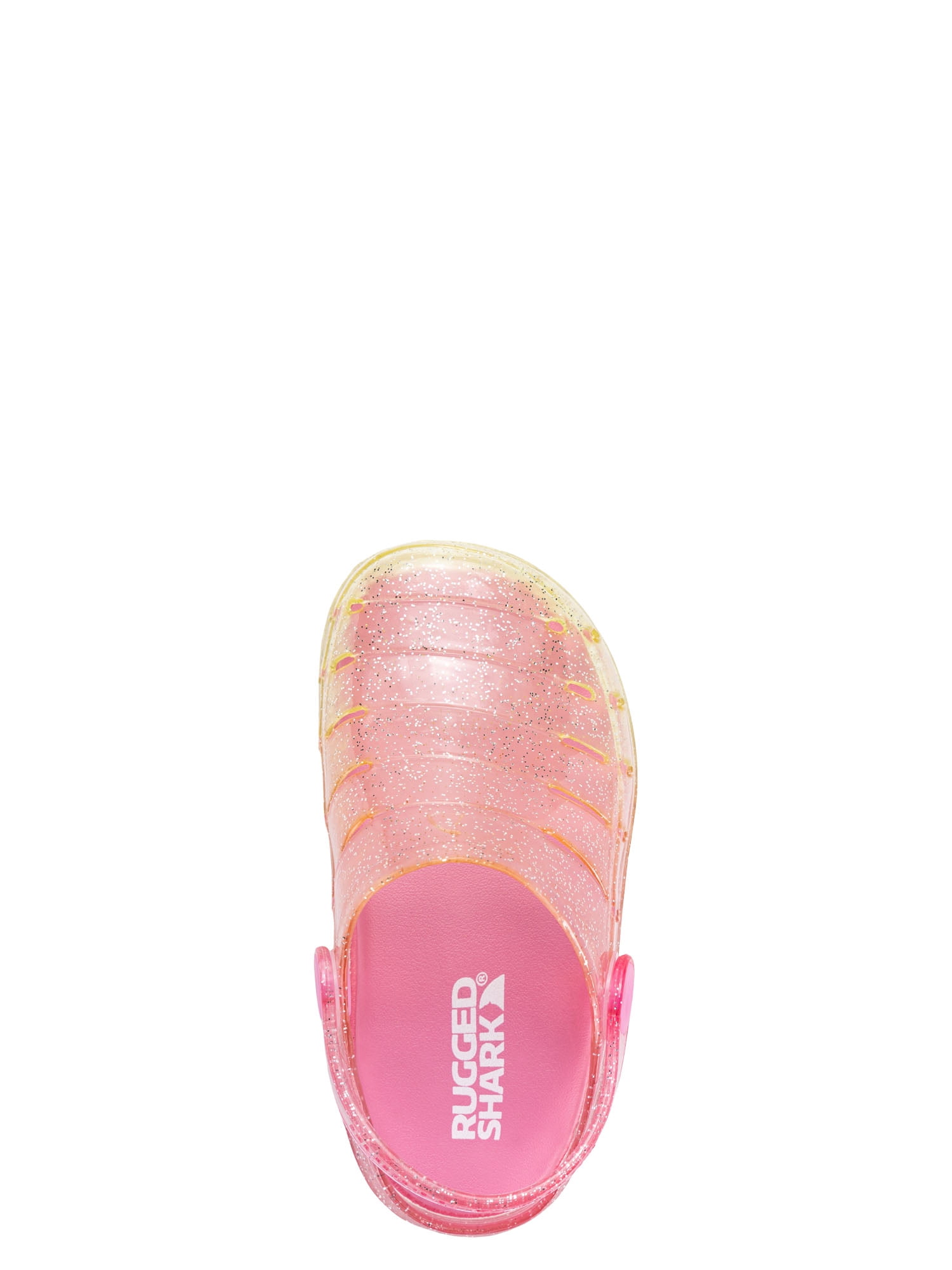 Rugged Shark Toddler, Little, and Big Girls Jelly Clog