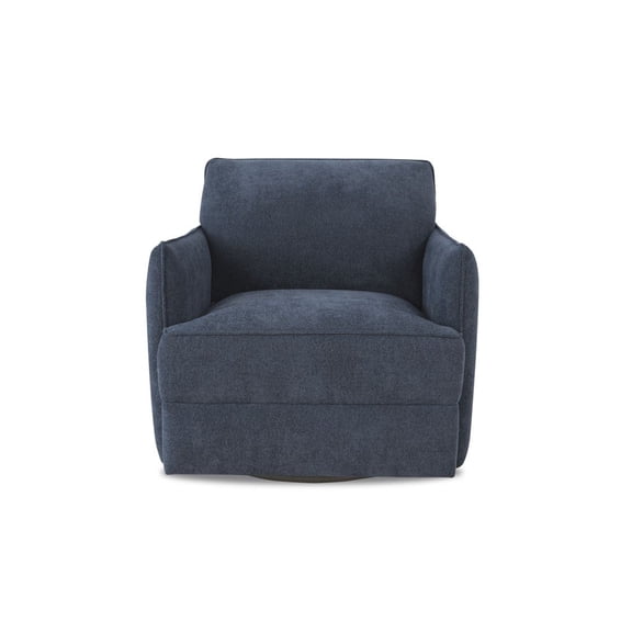 Gracie Mills Leland Swivel Comfort Blue Chair - GRACE-15658