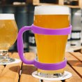 thumbnail image 4 of EeaseMX Mango de vaso de 30 oz Mango de taza de cerveza de acero inoxidable Mango de taza de viaje ajustable antideslizante mejorado, 4 of 8