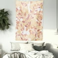 thumbnail image 3 of Beige Tapestry, Pastel Berry Branches Autumn Spring Repetitive Vegetative Fresh Seasonal Graphic, Wall Hanging for Bedroom Living Room Dorm Decor, 40W X 60L Inches, Pink Peach, by Ambesonne, 3 of 5