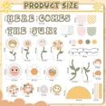 thumbnail image 2 of Set de tablones de anuncios Epakh Here Comes The Sun Sun Flowers, 2 of 7