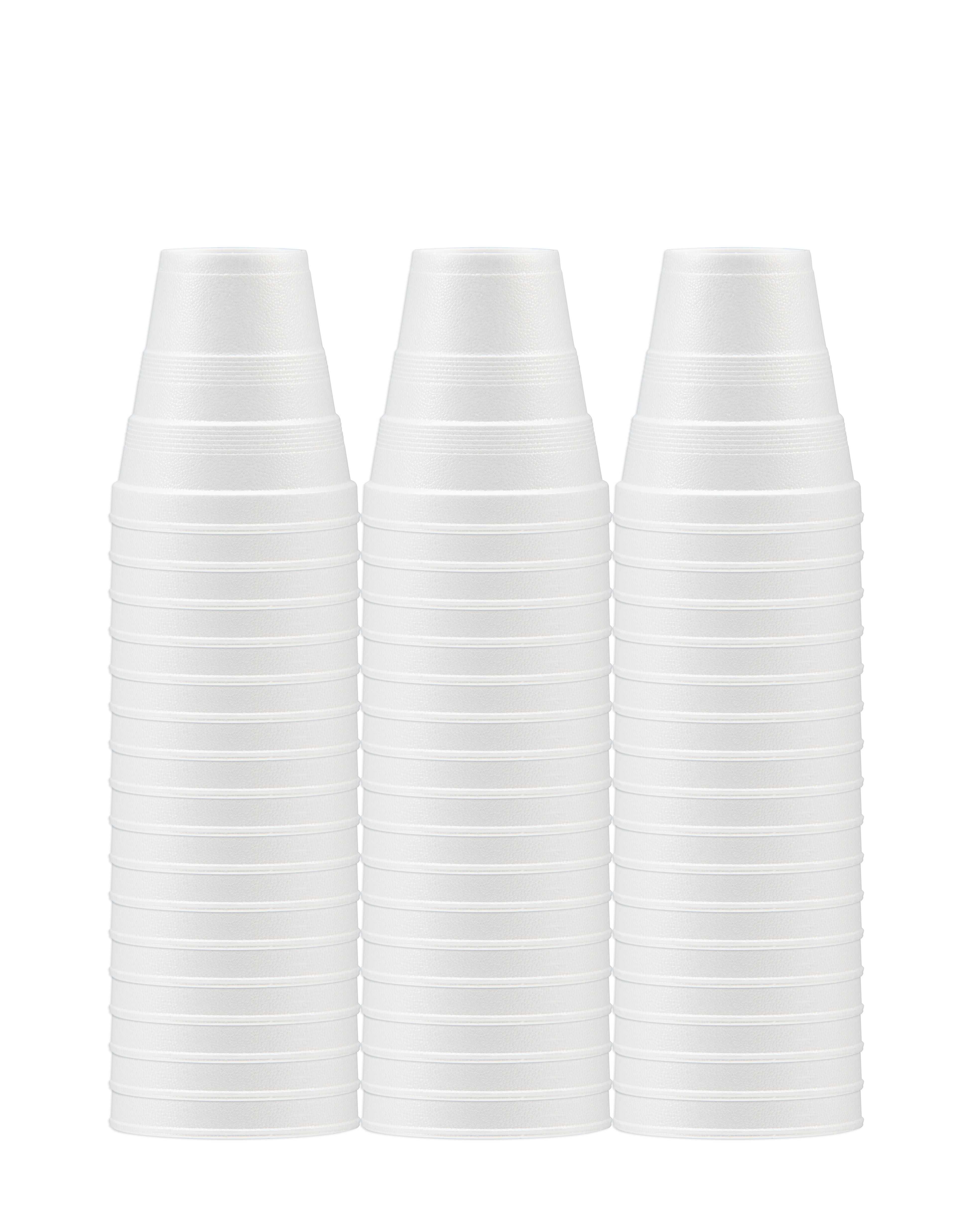 Great Value Disposable Foam Cups, 8 Ounce, 50 Count - image 4 of 8