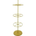thumbnail image 5 of 3-Tier Rotatable Round Garment Rack Underwear Display Stands Round Clothing Rack Boutique Clothing Rack Gold Retail Clothing Rack for Underwear Shorts Scarf, 5 of 9