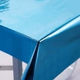 thumbnail image 6 of Efavormart 40"x90" Turquoise Metallic Foil Rectangle Tablecloth, Disposable Table Cover for Wedding, Baby Showers, Birthday, Party, Banquet, Table Decorations, 6 of 11