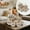 Rose Gold, variant on 7-Piece Glitter Pumpkin Decor Set – Assorted Sequined Artificial Pumpkins for Fall, Thanksgiving, and Halloween Farmhouse Display
