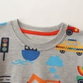 thumbnail image 2 of Toddler Long Sleeve Cartoon Sweatshirt  Casual Print Pullover for Kids  5T, 2 of 4