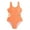 Girls Swimsuits-Orange, variant on Summer Clearance!KkSLirnhs 11 Years Girls Swimsuits 7-16 Solid Color Comfortable Sleeveless Waisted Girls Swimsuit for Middle and Large Children Orange