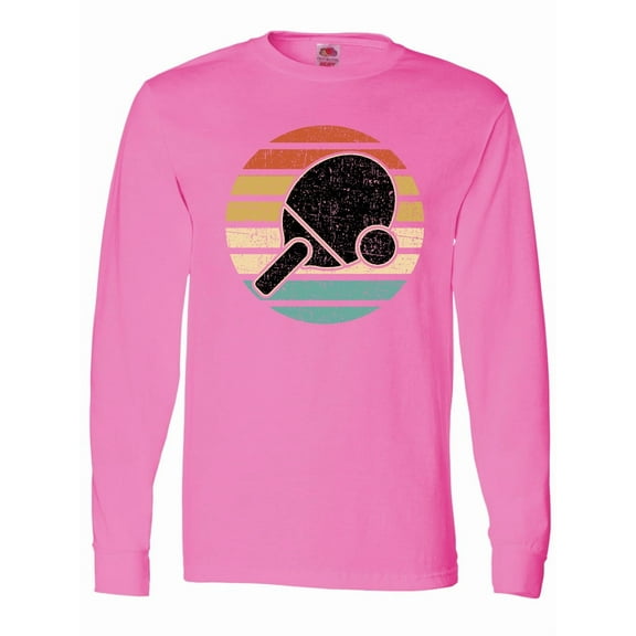 Inktastic Table Tennis Ping Pong Long Sleeve T-Shirt