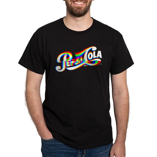 CafePress - Pepsi Logo Glitch Men's Value T Shirt - Men's Classic Cotton T-Shirts