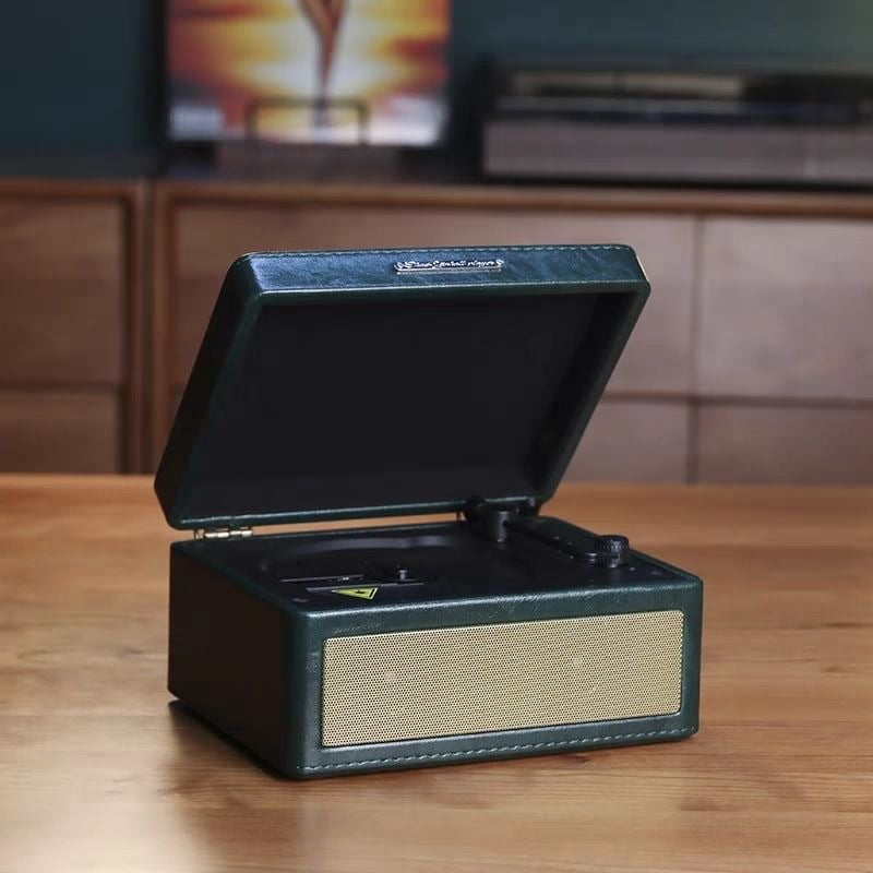 Portable CD Player with Built-in Speaker, Wireless Audio Device with USB Playback and Rechargeable Battery