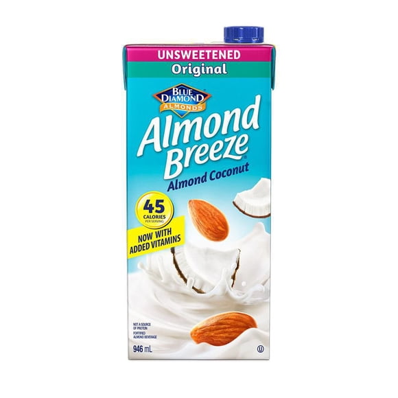 Blue Diamond Almond Breeze Unsweetened Coconut