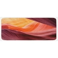 thumbnail image 1 of Landscape Kitchen Mat, Lower Antelope Canyon Deep Ravine Between the Cliffs Carved Erosive Art Print, Plush Decorative Kitchen Mat with Non Slip Backing, 47" X 19", Purple Tan, by Ambesonne, 1 of 1