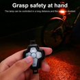 thumbnail image 5 of Luz trasera de bicicleta con señales de giro Control remoto Luz trasera de bicicleta impermeable Recargable por USB Advertencia de seguridad ultra brillante Luces traseras de freno de bicicleta para c, 5 of 5