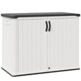 thumbnail image 2 of Homall 26 Cu.ft Resin Outdoor Storage Shed - Waterproof, Lockable & Sturdy Floor for Patio/Garden, White, 2 of 8
