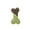 Green, variant on Plush Squeaky Bone Dog Toy with Corn Fiber Edge, Durable Chew Toy for Relaxation, Interactive Boredom Relief Companion(Blue)