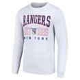 thumbnail image 2 of Men's Starter White New York Rangers Retro Graphic Long Sleeve Crew T-Shirt, 2 of 3