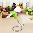 NQWZTIU Standing Fans Mini Serpentine Curved Fan Silent Soft Leaf Fan