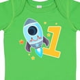 thumbnail image 4 of Inktastic Rocket Spaceship Happy First Birthday Boys or Girls Baby Bodysuit, 4 of 5