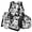 Cat Print, variant on ZUXONGSY Stained Glass Turtle Coral Fish Print School Backpack for Teens Girls Boys, 4-in-1 Kids Backpack Bookbag Set School Bags with Lunch Box Pencil Case and Water Bottle Holder