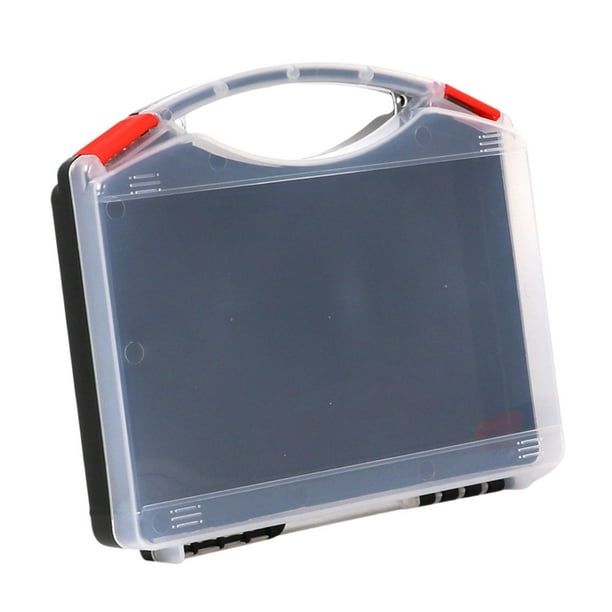 Caja de herramientas, caja de almacenamiento de tornillos, organizador de piezas pequeñas, almacenamiento de herramientas Universal a prueba de polvo,