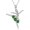Green, variant on Ballerina Necklace 925 Sterling Silver Dancer Pendant Embellished with Birthstone Crystals from Austria, Christmas Ballet Recital Themed Dancer Gifts for Women