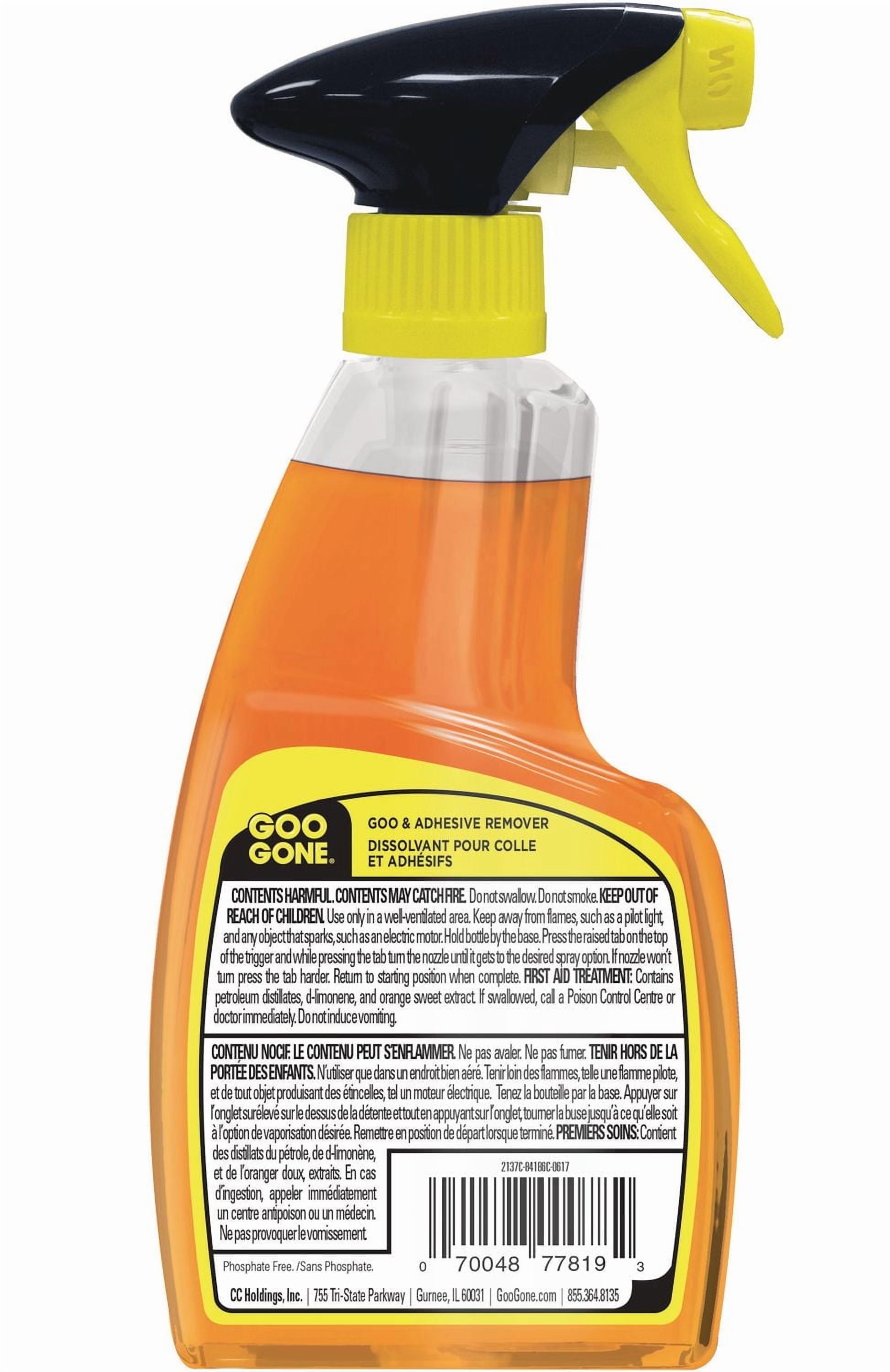 Nettoyant gel en vaporisateur Spray Gel de Goo Gone 355 ml