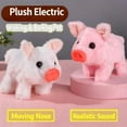 thumbnail image 2 of Realistic Walking & Mouth-Moving Pig Plush Toy | My Cute Pet Piggy Stuffed Animal | Perfect Birthday Gift for Kids Boys & Girls(Pink Pig -1PCS) ﻿ ﻿, 2 of 6