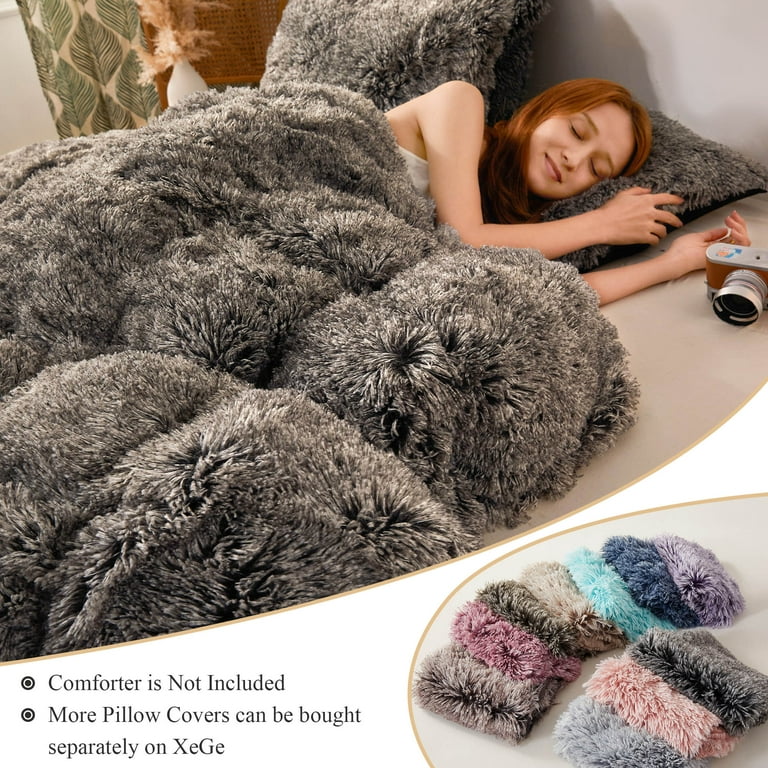 Fluffy Plush Throw Blanket / White, Best Stylish Bedding