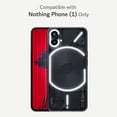 thumbnail image 3 of TUDIA SKN Nothing Phone 1 Case Anti-Yellowing Semi-Transparent Cover - Frosted Clear, 3 of 8
