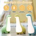 thumbnail image 2 of Cute LED Dinosaur Night Light with Colorful Lights, Safe & USB Powered for Kids' Room Decoration, 2 of 9