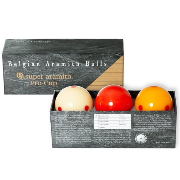 Super Aramith Pro-Cup Carom Ball set 61.5 mm
