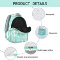 thumbnail image 4 of "Trendy Sunflower & Wildflower Print Backpack - Spacious School Bag for College Students, Comfortable Shoulder Straps, Water-Resistant Material for Daily Use", 4 of 6