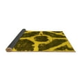 thumbnail image 2 of Ahgly Company Indoor Rectangle Abstract Yellow Modern Area Rugs, 2' x 5', 2 of 4